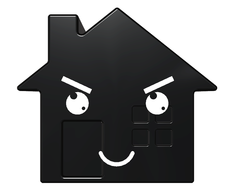 光沢　家アイコン　笑顔001